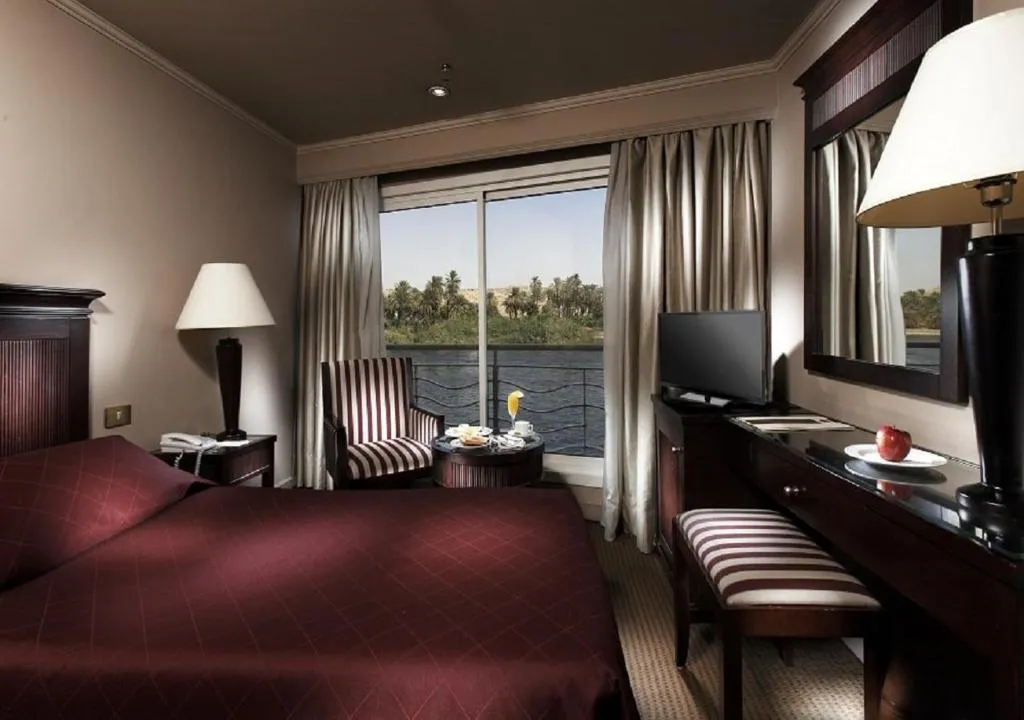 Cabin aboard the JAZ Crown Jubilee Nile Cruise Nile cruise